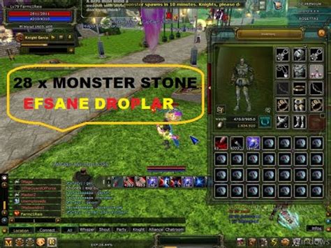 knight online monster stone level